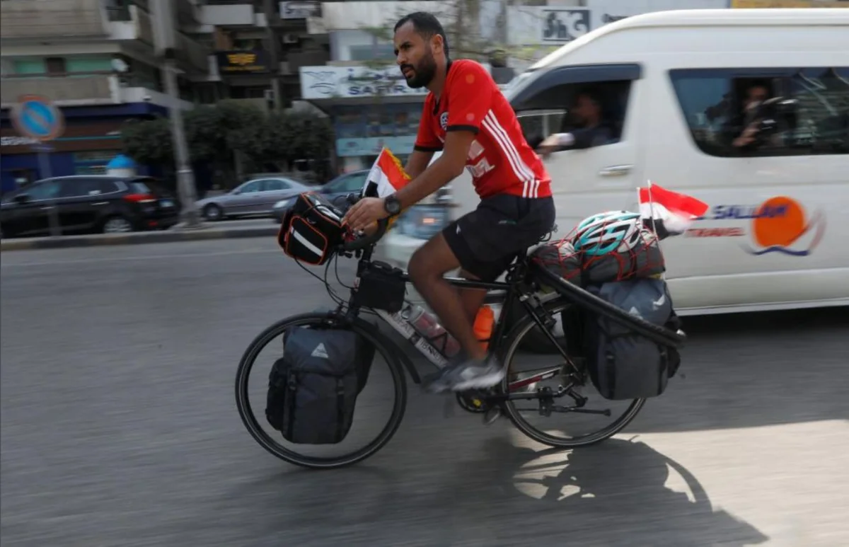 Misir sakini Rusiyadakı dünya çempionatına velosipedlə yollanıb