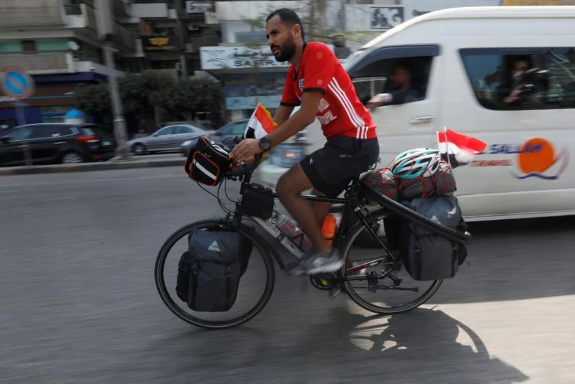 Misir sakini Rusiyadakı dünya çempionatına velosipedlə yollanıb