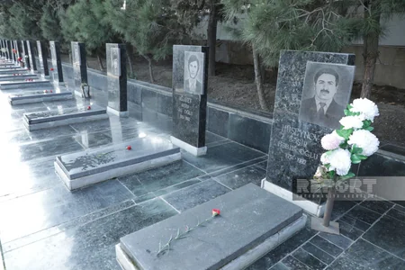 Daşaltı şəhidlərinin məzarı ziyarət olunub