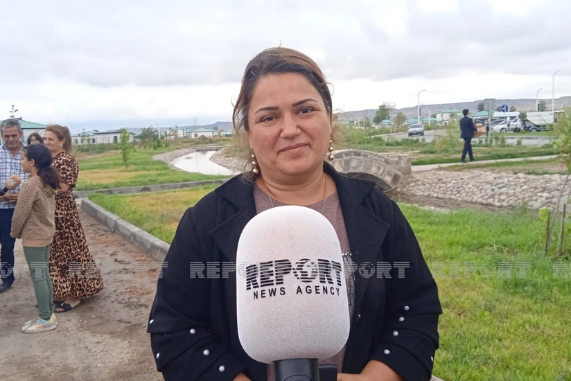 Ağalıya köçürülən qadın: Ömürlük burada yaşamağa gəlmişəm