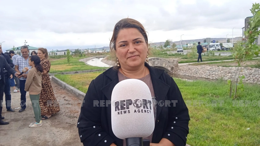 Ağalıya köçürülən qadın: Ömürlük burada yaşamağa gəlmişəm