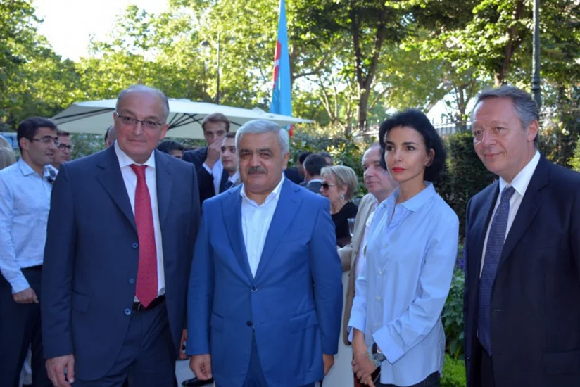 SOCAR futbol üzrə Avropa çempionatının final oyunu ərəfəsində Parisdə qəbul keçirib - FOTO