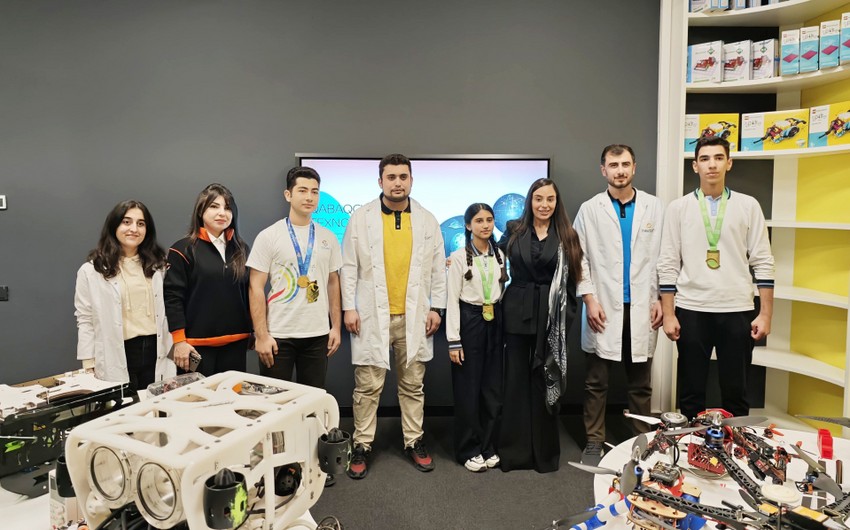 Leyla Aliyeva visits STEAM Innovation Center