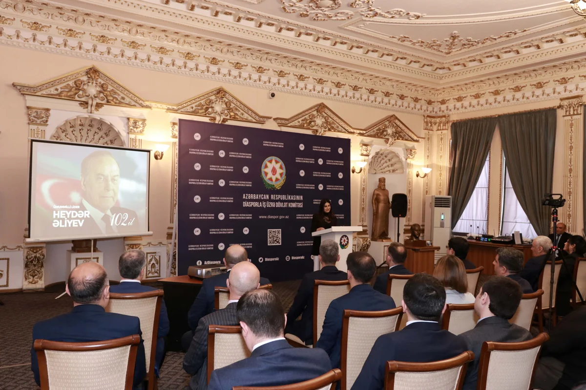 State Committee for Work with Diaspora celebrates 102nd anniversary of Heydar Aliyev's birth