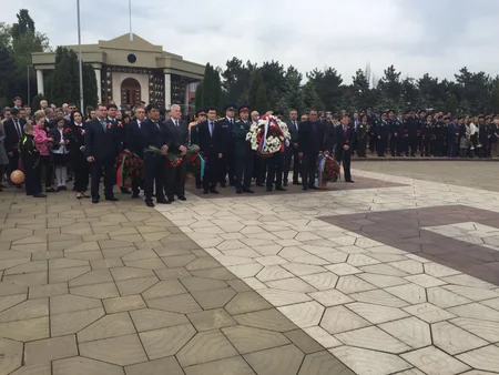 Посол Азербайджана принял участие в церемонии празднования Дня Победы в Кишиневе