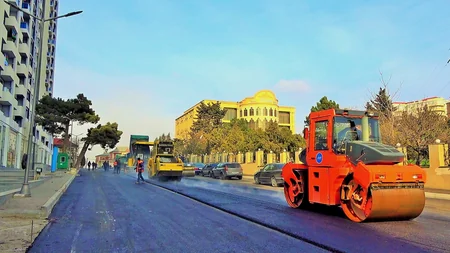 Bakının küçələrindən biri əsaslı təmir olunur