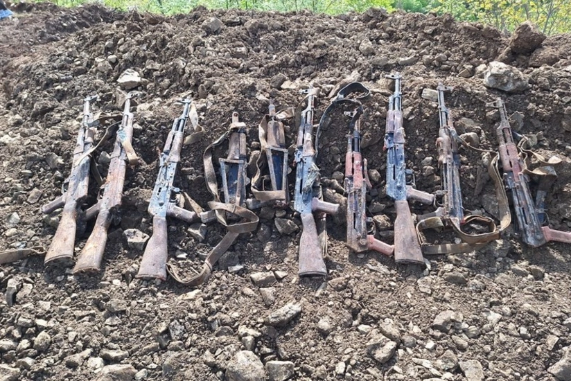 Xankəndidə son bir həftədə 78 avtomat, 22 qumbara, 1 pulemyot və xeyli silah-sursat aşkarlanıb
