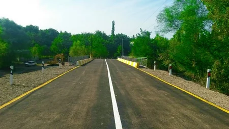 Tovuzda leysan yağışlarında qəzalı vəziyyətə düşən körpü bərpa edilib