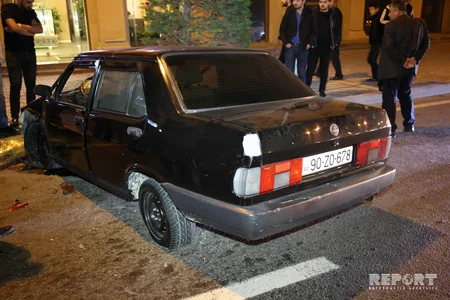 Heydər Əliyev prospektində yüksək sürət qəzaya səbəb olub - FOTO - VİDEO - YENİLƏNİB