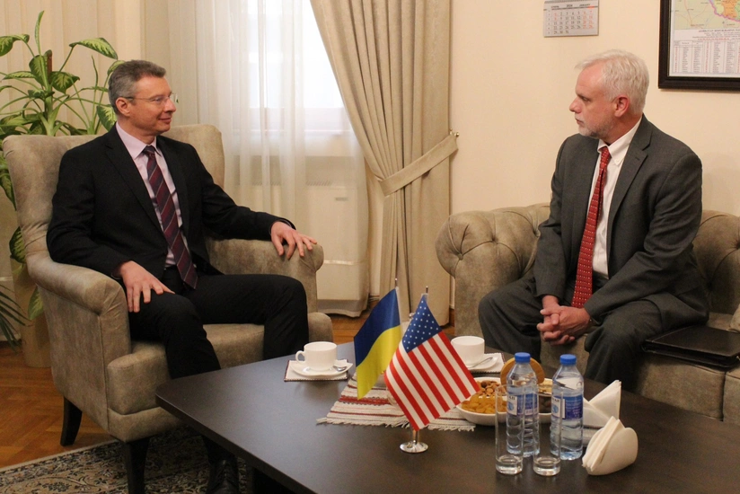 Newly appointed US ambassador meets with Ukrainian envoy