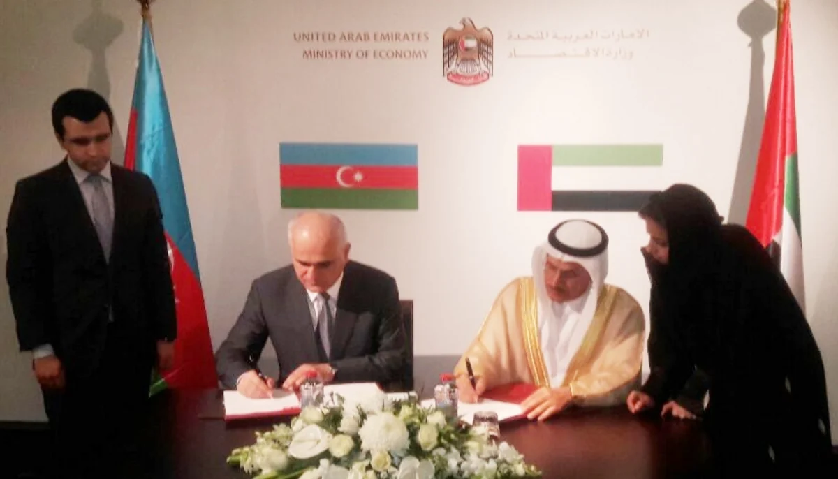Azərbaycanla və Birləşmiş Ərəb Əmirlikləri arasında protokol imzalanıb