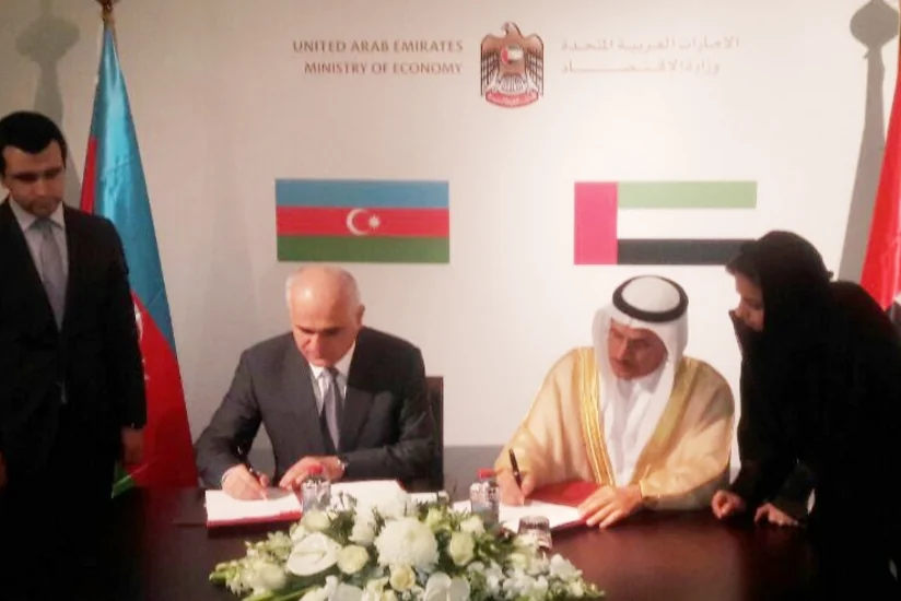Azərbaycanla və Birləşmiş Ərəb Əmirlikləri arasında protokol imzalanıb