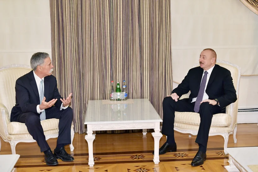 Prezident İlham Əliyev Formula-1 Qrupunun baş icraçı direktorunu qəbul edib - YENİLƏNİB