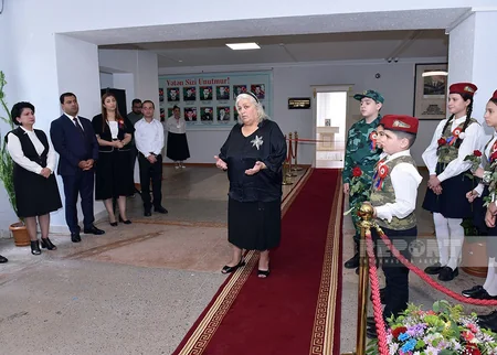 Sumqayıtda şəhid mayor Anar Şükürovun büstünün və xatirə muzeyinin açılışı olub