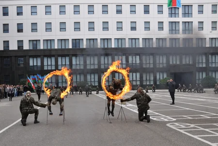 “Heydər Əliyev İli”nə həsr edilən Fövqəladə Hallar Könüllülərinin təqdimatı olub