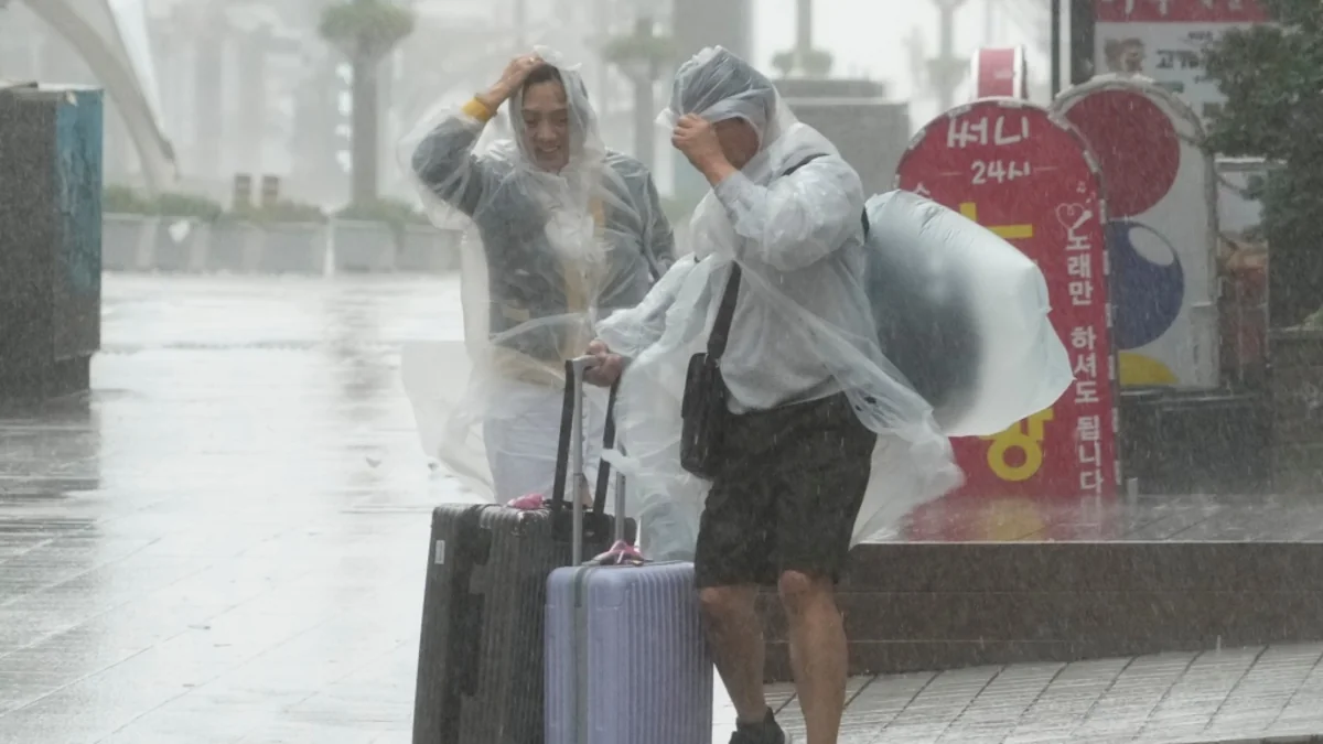 10,000 moved to safety as tropical storm pours intense rain on South Korea