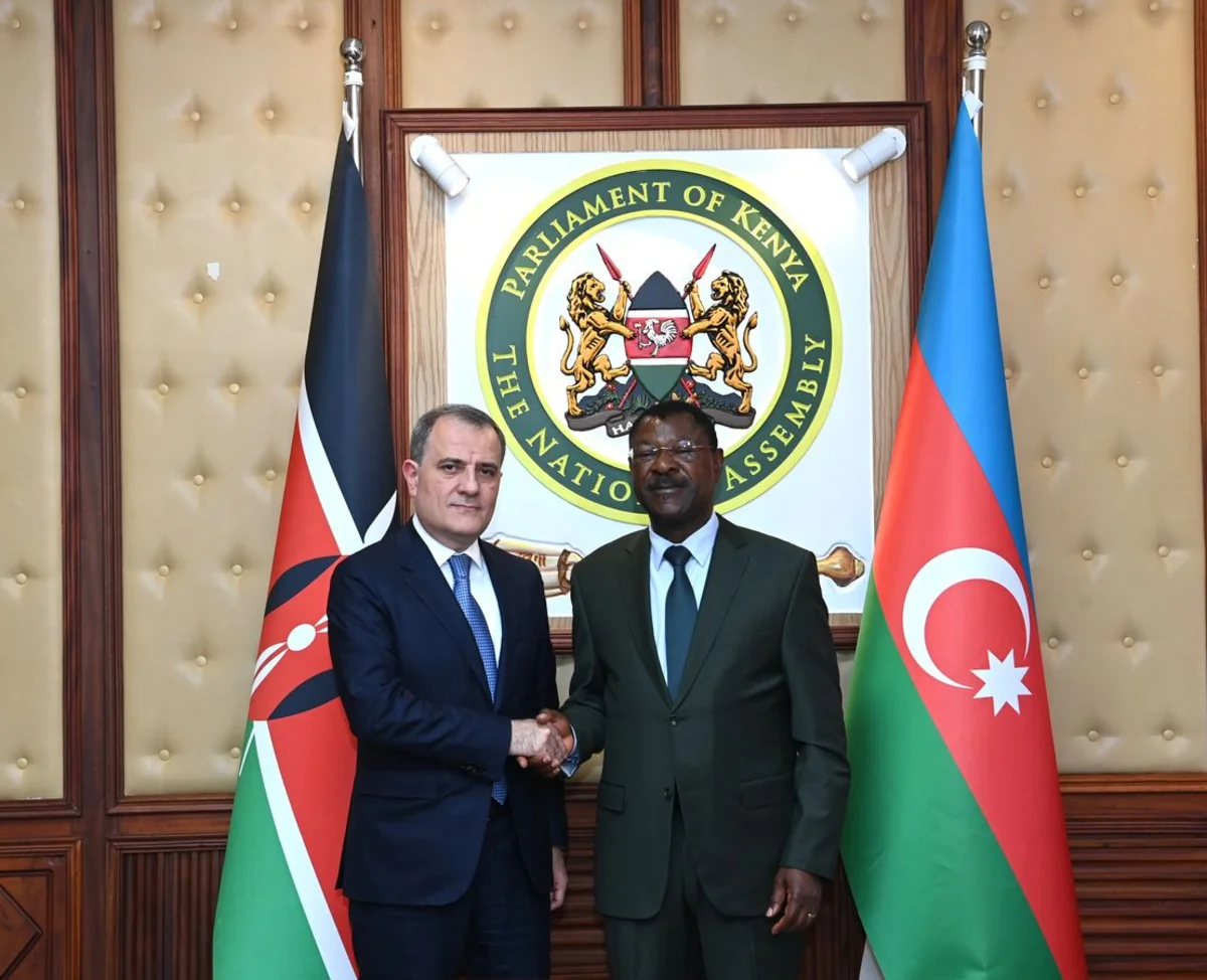 Azerbaijani FM discusses inter-parliamentary relations with Speaker of Kenya's National Assembly