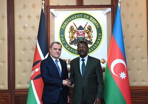 Azerbaijani FM discusses inter-parliamentary relations with Speaker of Kenya's National Assembly