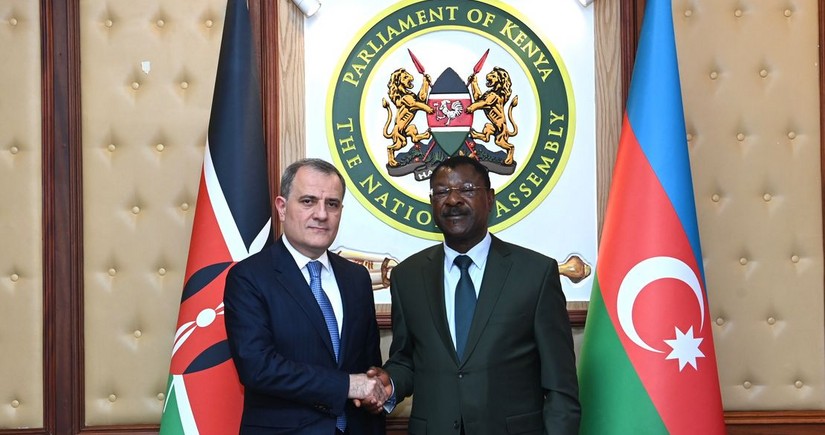 Azerbaijani FM discusses inter-parliamentary relations with Speaker of Kenya's National Assembly