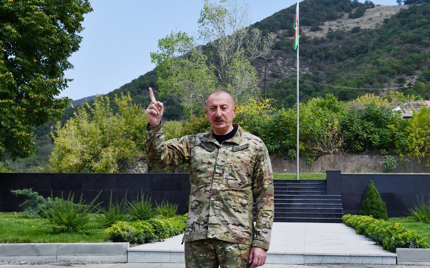 Hərbçilərimiz Arazın sahilindən Murova qədər kifayət qədər üstün və strateji mövqedədir - RƏY