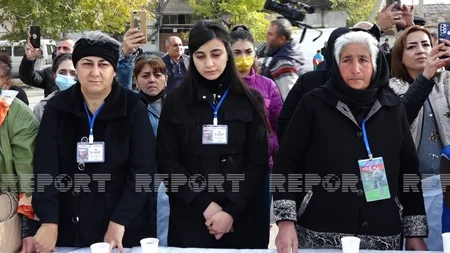 Gəncədə şəhidlərin xatirəsinə inşa edilən bulaq-kompleksinin açılışı olub