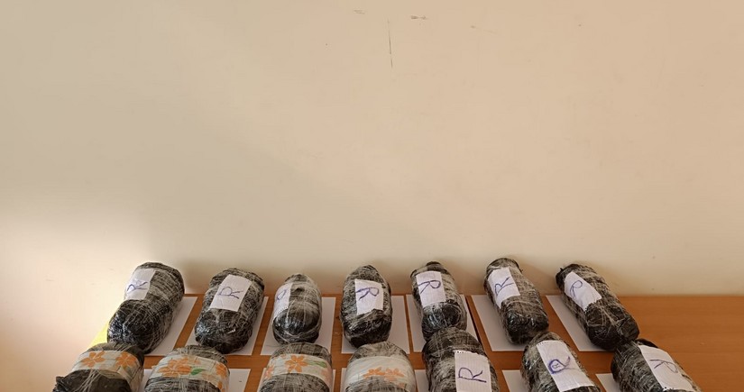 İrandan Azərbaycana 25 kq narkotikin keçirilməsinin qarşısı alınıb