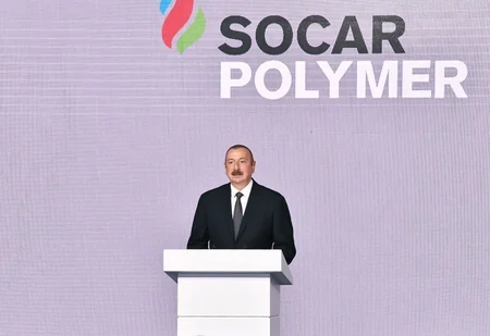 Azerbaijani and Italian presidents attend polypropylene plant built within 'SOCAR Polymer' project
