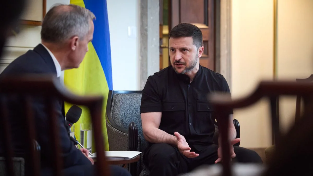 Canadian PM Carney reaffirms support for Ukraine in 1st meeting with Zelenskyy