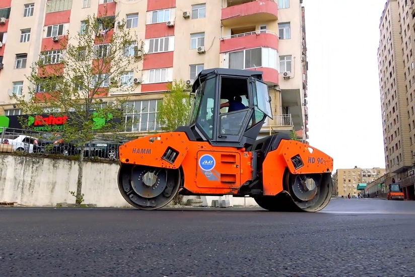 Bakının Xətai rayonunda 2 əsas küçə təmir edilir