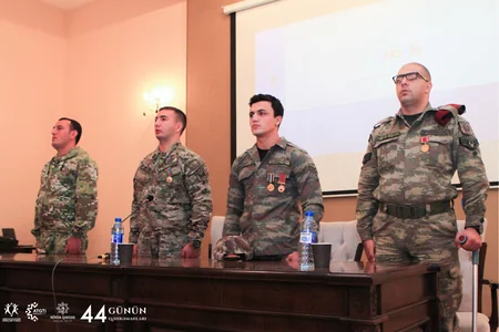 “44 Günün Qəhrəmanları” layihəsi çərçivəsində tələbələrlə ilk görüş keçirilib