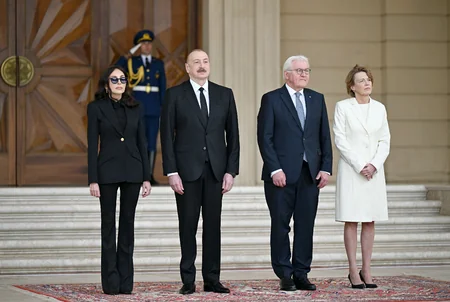 Official welcome ceremony held for President of Germany in Baku