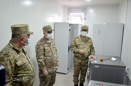 Azerbaijani army top brass inaugurates new facilities in liberated districts