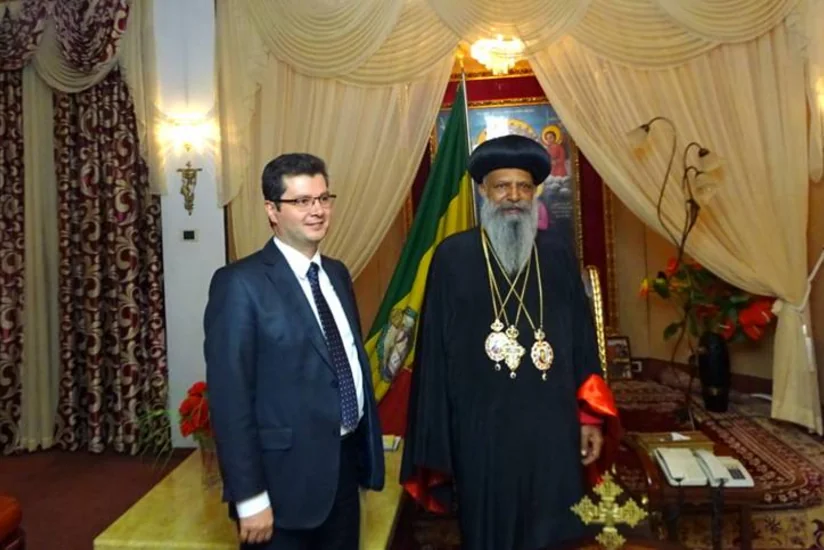 Elman Abdullayev Efiopiya Patriarxı ilə görüşüb