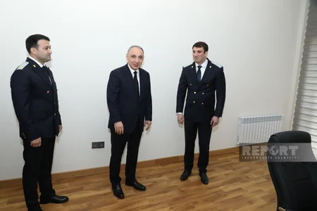 Pirallahı rayon prokurorluğunun yeni inzibati binasının açılışı olub