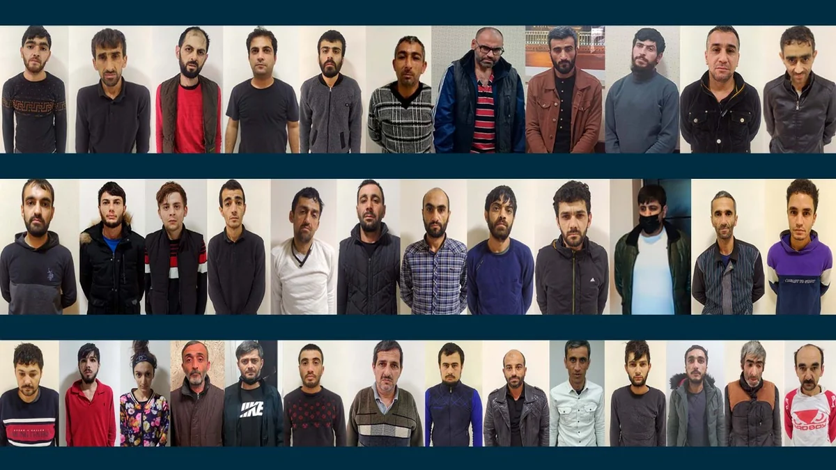 Polis əməliyyatlar keçirib, daha 45 nəfər saxlanılıb