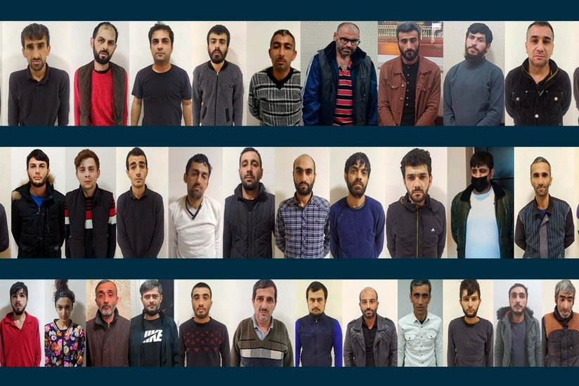 Polis əməliyyatlar keçirib, daha 45 nəfər saxlanılıb