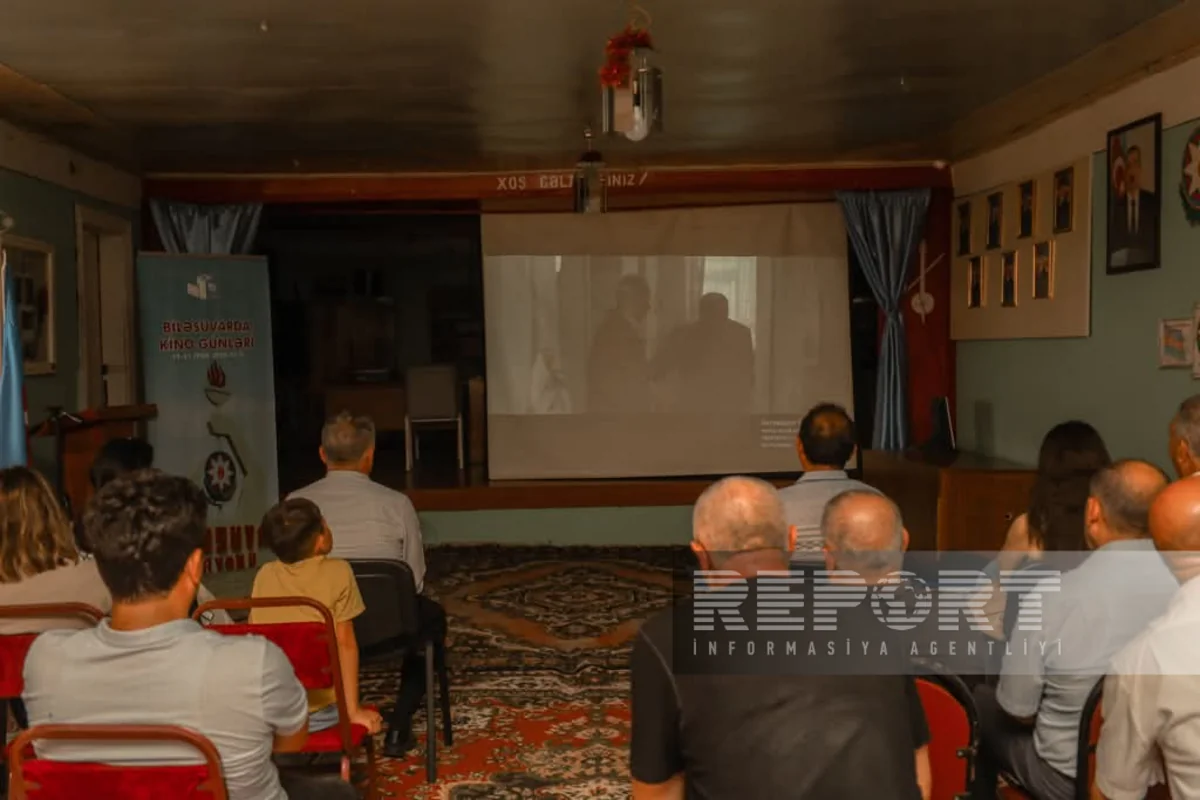 Biləsuvarda “Kino Günləri” keçirilib 