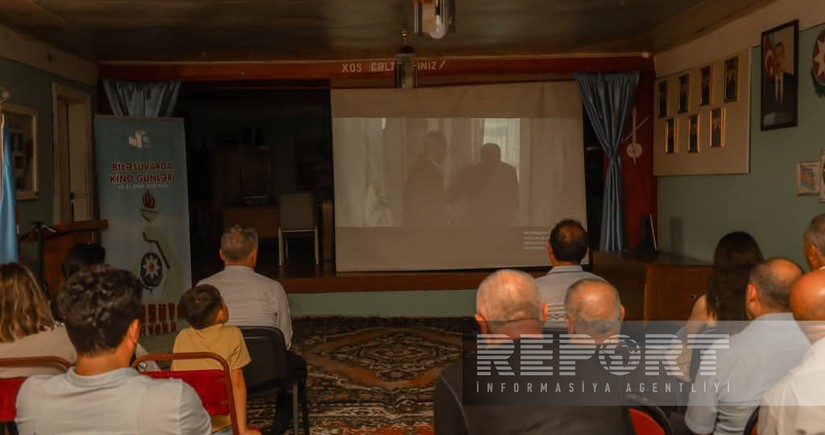 Biləsuvarda “Kino Günləri” keçirilib 