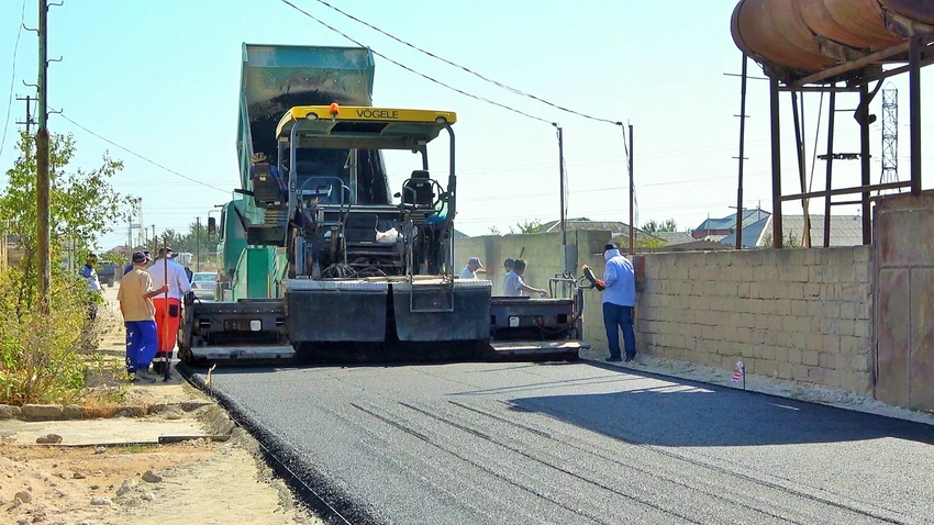 Bakının Xəzər rayonunda 4 küçə və döngədə təmir işləri yekunlaşıb