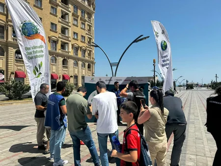 В Сумгайыте прошел фестиваль Обменяй отходы на подарки