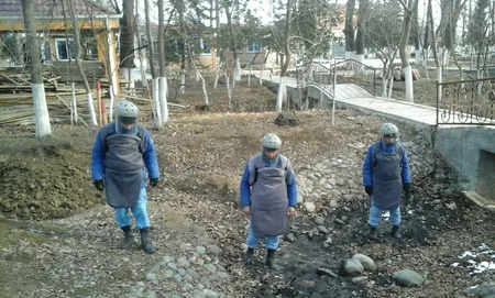 Tərtərdə partlamış Qrad raketinin qalıqları aşkarlanıb