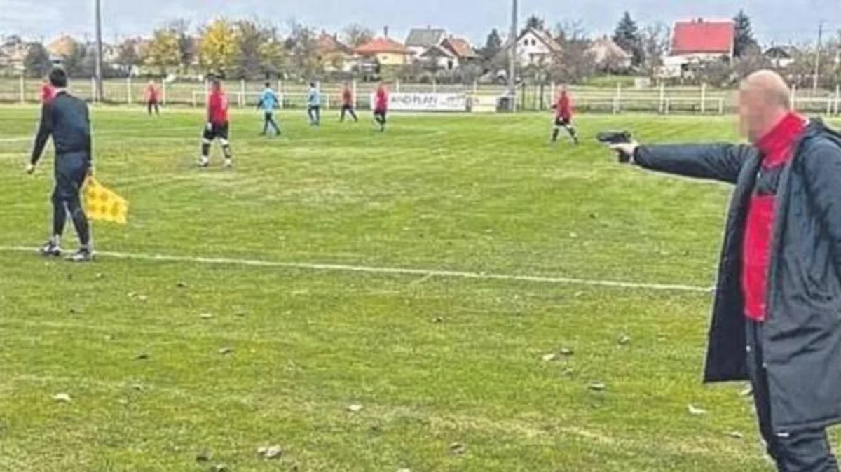 Macarıstanlı oyunçu plastik tapançaya görə ömürlük futboldan uzaqlaşdırılıb