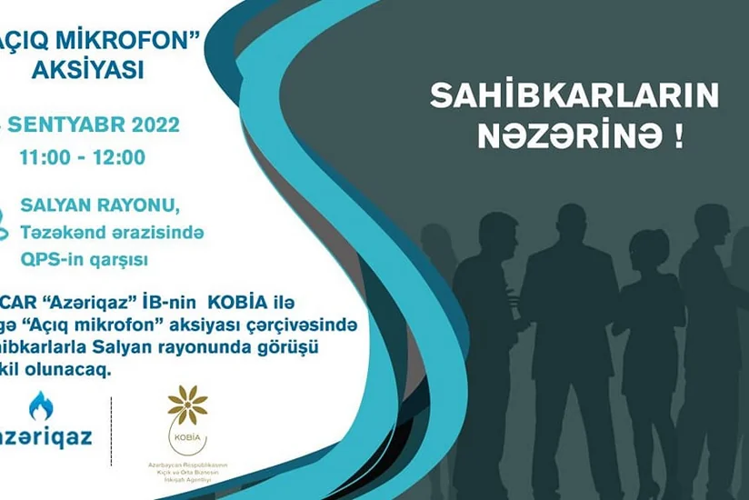 Azəriqaz”ın sahibkarlarla növbəti görüşü Salyanda keçiriləcək