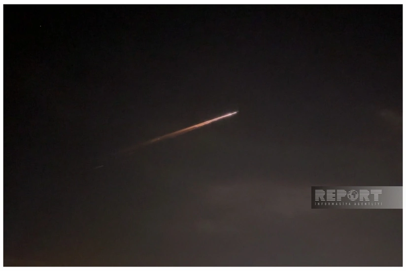 Azərbaycan səmasında meteor müşahidə olunub - RƏSMİ 