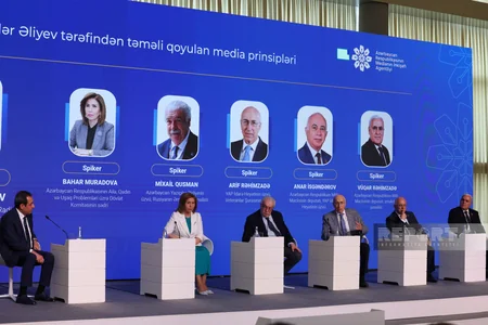 Bakıda “Medianın inkişafında Ümummilli Lider Heydər Əliyevin rolu” adlı konfrans keçirilib
