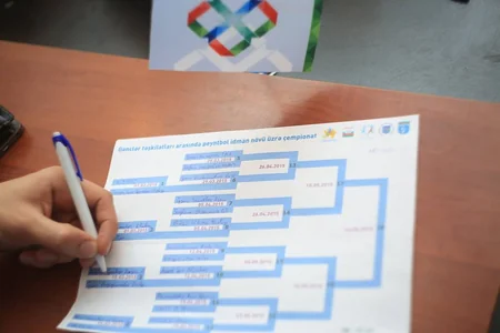 Gənclər təşkilatları arasında peyntbol çempionatının püşkatması olub