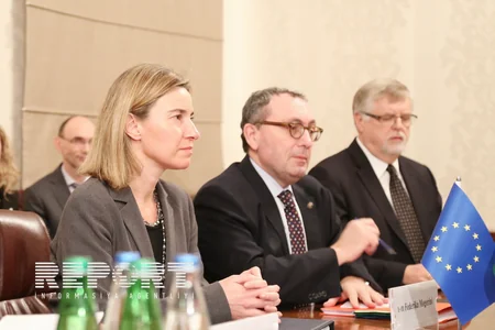 Elmar Məmmədyarov Aİ ali nümayəndəsi ilə Dağlıq Qarabağ münaqişəsinin nizamlanmasına dair məsələləri müzakirə edib