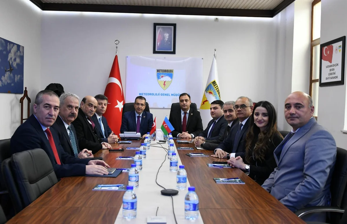 Hava şəraiti ilə bağlı erkən xəbərdarlıq sisteminin yaradılması üzrə Türkiyə təcrübəsi öyrənilib