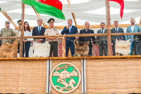 Hərbiyyə - 2019 hərbi vətənpərvərlik düşərgəsində Türkiyənin Zəfər bayramı qeyd edilib