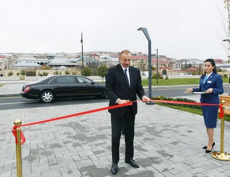 President Ilham Aliyev attended opening of “ASAN Həyat” complex in Shamakhi